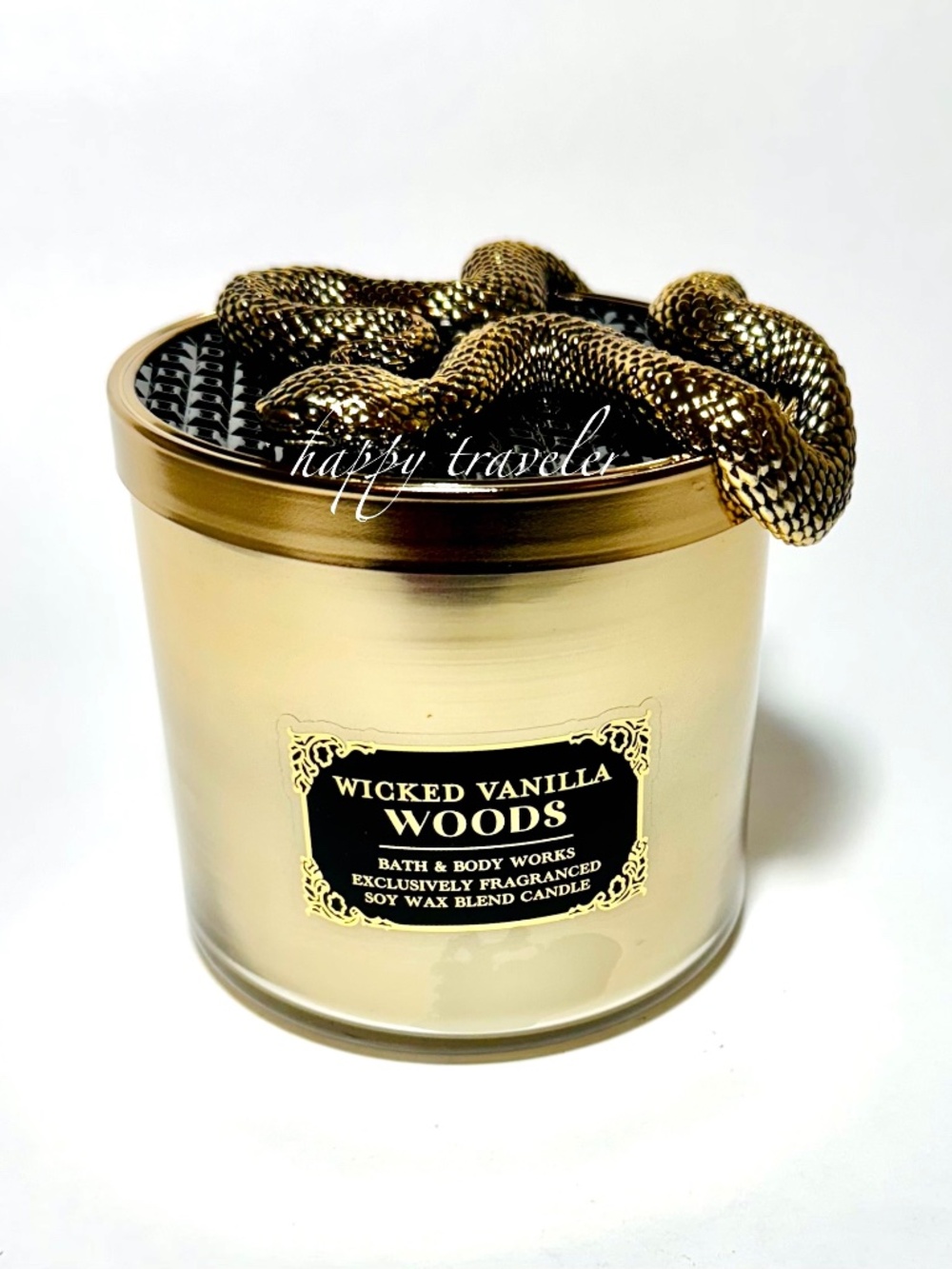 WICKED VANILLA WOODS 3 Wick Candle